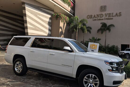 White Suburban at Grand Velas Los Cabos